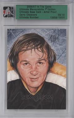 2006-07 In the Game Ultimate Memorabilia 7th Edition - [Base] - Artist Proof #_GECH - Gerry Cheevers /10