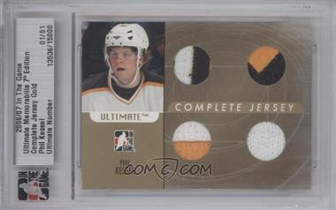 2006-07 In the Game Ultimate Memorabilia 7th Edition - Complete Jerseys - Gold #N/A - Phil Kessel /1