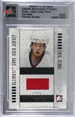 2006-07 In the Game Ultimate Memorabilia 7th Edition - Game-Used Jersey - Silver #_ERST - Eric Staal /25 [Uncirculated]