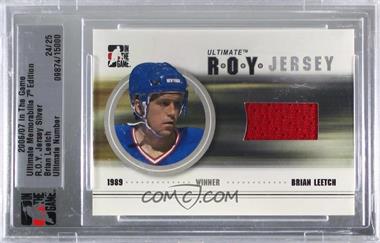 2006-07 In the Game Ultimate Memorabilia 7th Edition - R.O.Y. Jersey - Silver #_BRLE - Brian Leetch /25 [Uncirculated]