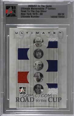 2006-07 In the Game Ultimate Memorabilia 7th Edition - Road to the Cup - Silver #_BPTSN - New York 1979-80 - Mike Bossy, Denis Potvin, Bryan Trottier, Billy Smith, Bob Nystrom /9 [Uncirculated]