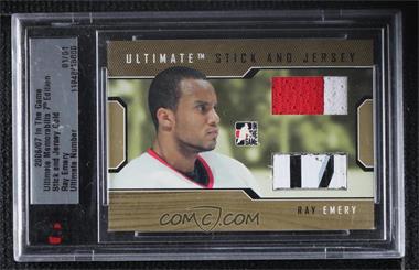 2006-07 In the Game Ultimate Memorabilia 7th Edition - Stick and Jersey - Gold #_RAEM - Ray Emery /1 [Uncirculated]