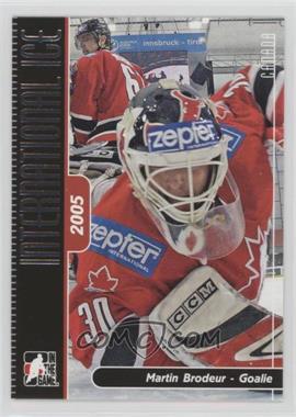 2006-07 In the Game-Used International Ice Signature Series - [Base] #98 - Martin Brodeur