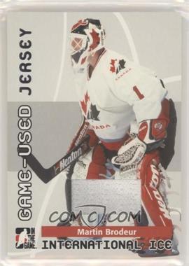 2006-07 In the Game-Used International Ice Signature Series - Game-Used - Jersey #GUJ-12 - Martin Brodeur