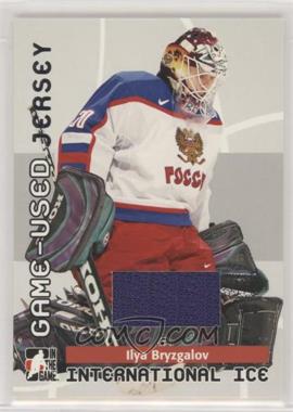 2006-07 In the Game-Used International Ice Signature Series - Game-Used - Jersey #GUJ-22 - Ilya Bryzgalov