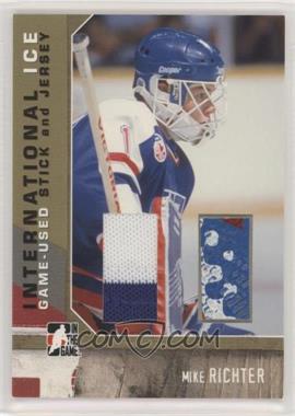 2006-07 In the Game-Used International Ice Signature Series - Game-Used Stick & Jersey - Gold #SJ-12 - Mike Richter /10