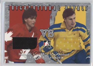 2006-07 In the Game-Used International Ice Signature Series - International Rivals Materials - Silver #IR-08 - Ray Bourque, Mats Naslund /50