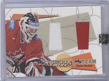 2006-07 In the Game-Used International Ice Signature Series - My Country My Team - Gold 552 Stamp #MC-26 - Martin Brodeur /1