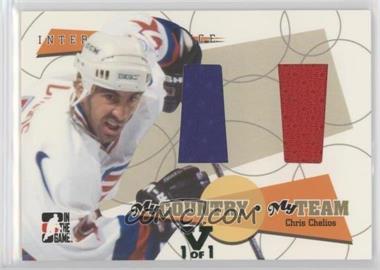2006-07 In the Game-Used International Ice Signature Series - My Country My Team - Gold ITG Vault Emerald #MC-01 - Chris Chelios /1