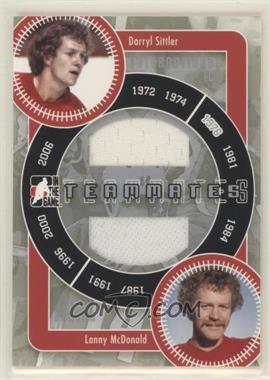 2006-07 In the Game-Used International Ice Signature Series - Teammates - Silver #IT-03 - Darryl Sittler, Lanny McDonald /70