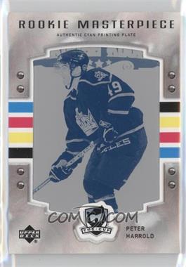 2006-07 O-Pee-Chee - [Base] - The Cup Rookie Masterpieces Printing Plate Cyan Framed #C-594 - Marquee Rookies - Peter Harrold /1