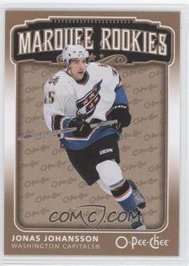 2006-07 O-Pee-Chee - [Base] #535 - Marquee Rookies - Jonas Johansson