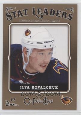 2006-07 O-Pee-Chee - [Base] #605 - Stat Leaders - Ilya Kovalchuk