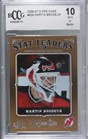 Stat Leaders - Martin Brodeur [BCCG 10 Mint or Better]