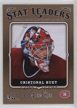 2006-07 O-Pee-Chee - [Base] #610 - Stat Leaders - Cristobal Huet