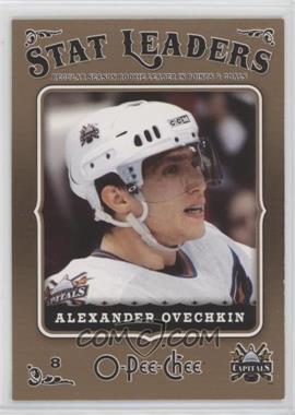 2006-07 O-Pee-Chee - [Base] #615 - Stat Leaders - Alex Ovechkin [EX to NM]