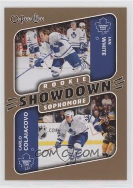 2006-07 O-Pee-Chee - [Base] #640 - Rookie Sophomore Showdown - Ian White, Carlo Colaiacovo