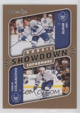 2006-07 O-Pee-Chee - [Base] #640 - Rookie Sophomore Showdown - Ian White, Carlo Colaiacovo