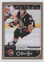 Team Checklist - Daniel Alfredsson