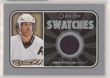 2006-07 O-Pee-Chee - Swatches #S-CP - Chris Pronger