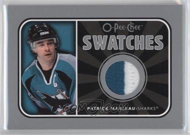 2006-07 O-Pee-Chee - Swatches #S-PM - Patrick Marleau