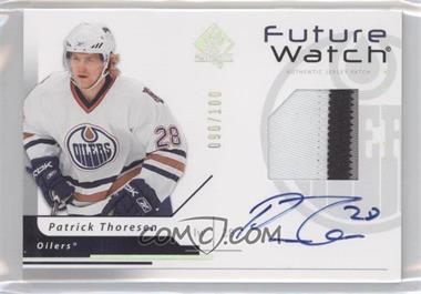 2006-07 SP Authentic - [Base] - Limited #181 - Future Watch Autographs - Patrick Thoresen /100