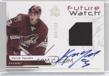 2006-07 SP Authentic - [Base] - Limited #195 - Future Watch Autographs - Keith Yandle /100