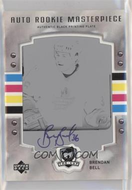 2006-07 SP Authentic - [Base] - The Cup Rookie Masterpieces Printing Plate Black Framed #B-207 - Autographed Future Watch - Brendan Bell /1