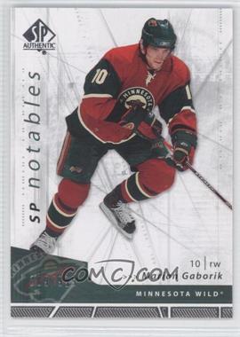 2006-07 SP Authentic - [Base] #130 - SP Notables - Marian Gaborik /999