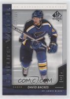 Future Watch - David Backes #/999