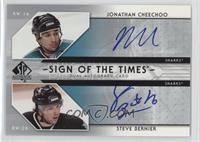 Jonathan Cheechoo, Steve Bernier