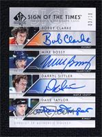 Mike Bossy, Bobby Clarke, Dave Taylor, Darryl Sittler #/10