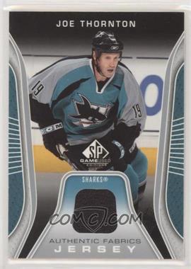 2006-07 SP Game Used Edition - Authentic Fabrics - Jersey #AF-JT - Joe Thornton