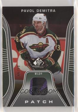2006-07 SP Game Used Edition - Authentic Fabrics - Patch #AF-DE - Pavol Demitra /50