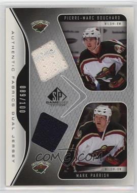 2006-07 SP Game Used Edition - Authentic Fabrics Dual #AF2-PB - Mark Parrish, Pierre-Marc Bouchard /100