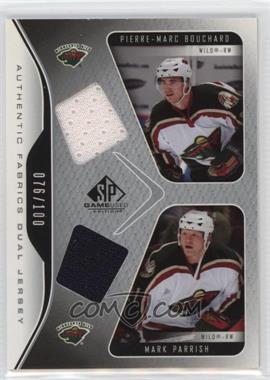 2006-07 SP Game Used Edition - Authentic Fabrics Dual #AF2-PB - Mark Parrish, Pierre-Marc Bouchard /100