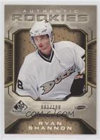 Authentic Rookies - Ryan Shannon #/100