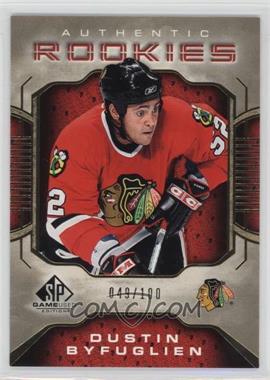 2006-07 SP Game Used Edition - [Base] - Gold #110 - Authentic Rookies - Dustin Byfuglien /100
