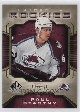 2006-07 SP Game Used Edition - [Base] - Gold #111 - Authentic Rookies - Paul Stastny /100