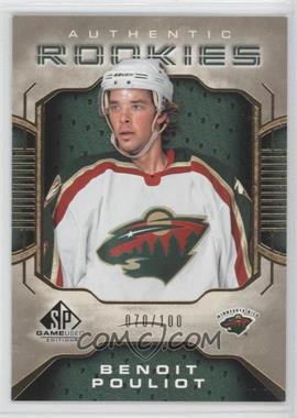 2006-07 SP Game Used Edition - [Base] - Gold #123 - Authentic Rookies - Benoit Pouliot /100