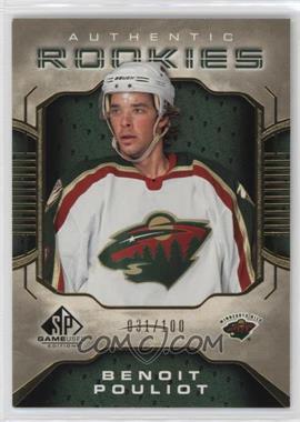 2006-07 SP Game Used Edition - [Base] - Gold #123 - Authentic Rookies - Benoit Pouliot /100