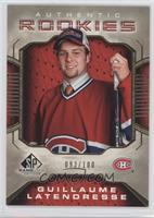 Authentic Rookies - Guillaume Latendresse #/100