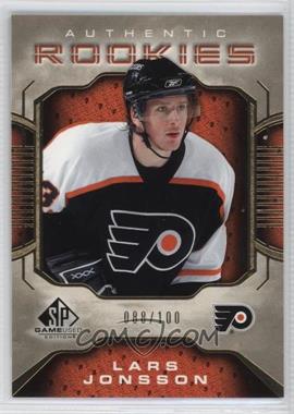 2006-07 SP Game Used Edition - [Base] - Gold #138 - Authentic Rookies - Lars Jonsson /100