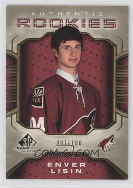 2006-07 SP Game Used Edition - [Base] - Gold #141 - Authentic Rookies - Enver Lisin /100