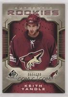 Authentic Rookies - Keith Yandle #/100