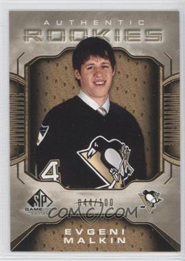 2006-07 SP Game Used Edition - [Base] - Gold #149 - Authentic Rookies - Evgeni Malkin /100