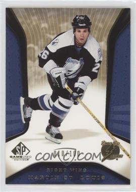 2006-07 SP Game Used Edition - [Base] - Gold #90 - Martin St. Louis /100