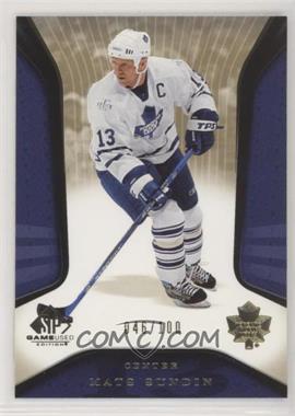 2006-07 SP Game Used Edition - [Base] - Gold #93 - Mats Sundin /100