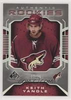 Authentic Rookies - Keith Yandle #/25