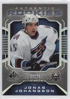 Authentic Rookies - Jonas Johansson #/25